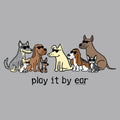 Play it by Ear - Ladies Curvy V-Neck Tee