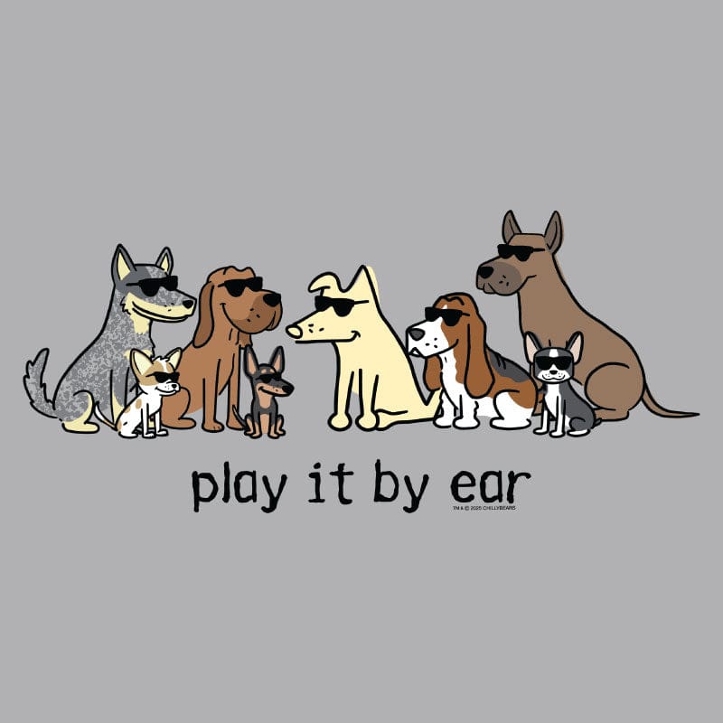 Play it by Ear - Ladies Curvy V-Neck Tee
