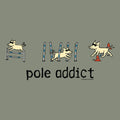 Pole Addict - Ladies Curvy V-Neck Tee