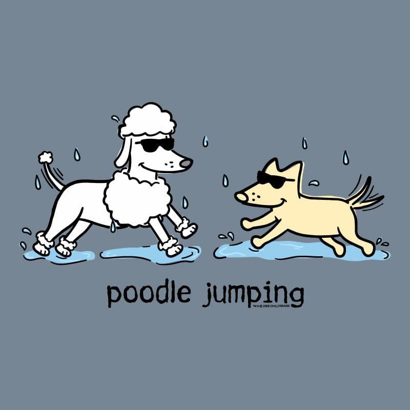Poodle Jumping - Classic Long-Sleeve T-Shirt