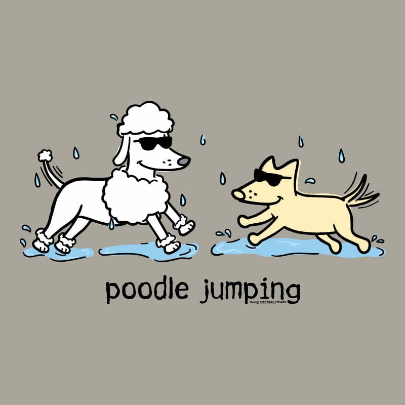 Poodle Jumping - Classic Long-Sleeve T-Shirt
