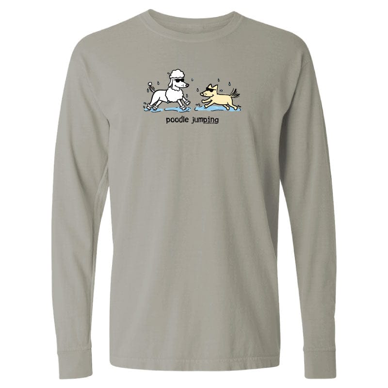 Poodle Jumping - Classic Long-Sleeve T-Shirt