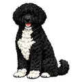 Portuguese Water Dog Watercolor - Ceramic Mug