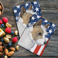 Portuguese Podengo Pequeno Americana Kitchen Towel Set