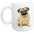 Pug Watercolor - Ceramic Mug
