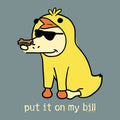 Put It On My Bill - Ladies Curvy V-Neck Tee
