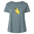 Put It On My Bill - Ladies Curvy V-Neck Tee
