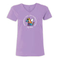 Somewhere Over The Rainbow Bridge - Ladies T-Shirt V-Neck