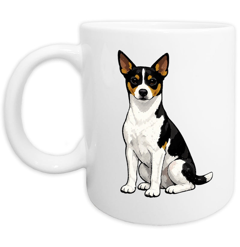 Rat Terrier Watercolor - Ceramic Mug