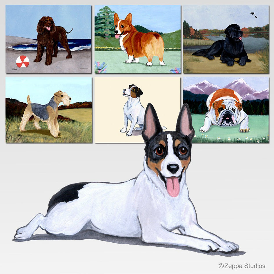 Rat Terrier Scenic Cutting Board