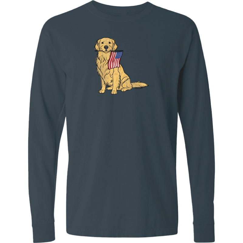 Red White and Golden - Long-Sleeve T-Shirt Classic
