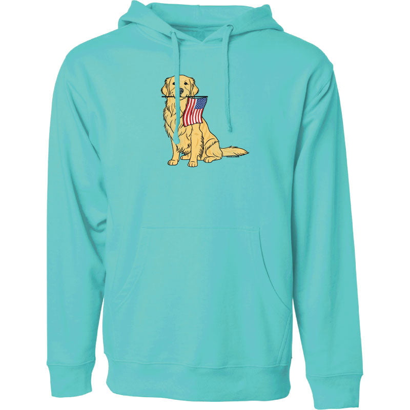 Red White and Golden - Sweatshirt Pullover Hoodie