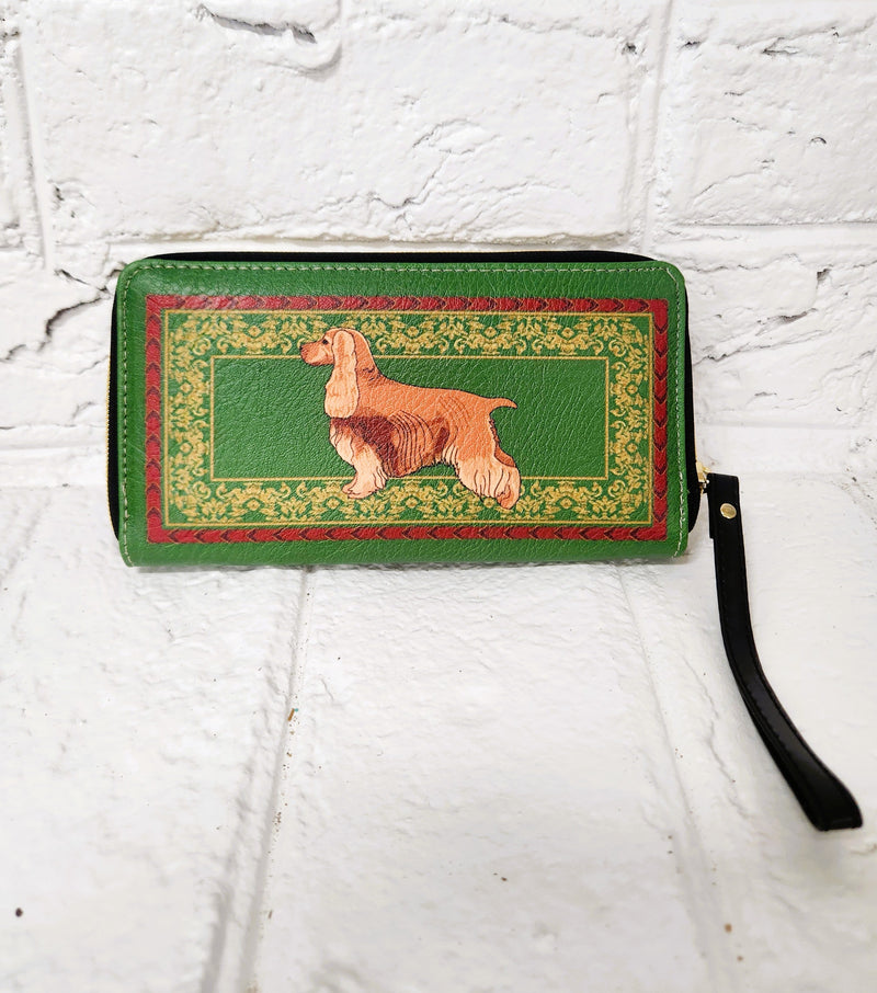 Red English Cocker Spaniel Women's Wallet