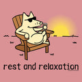Rest and Relaxation - Ladies T-Shirt V-Neck