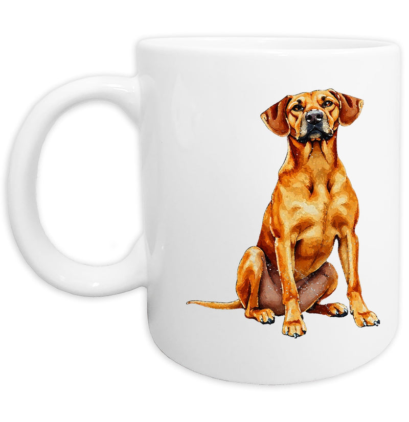 Rhodesian Ridgeback Watercolor - Ceramic Mug