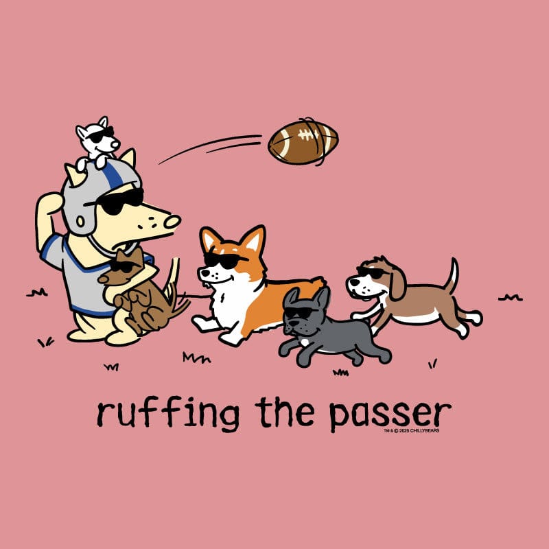 Ruffing the Passer - Ladies T-Shirt V-Neck