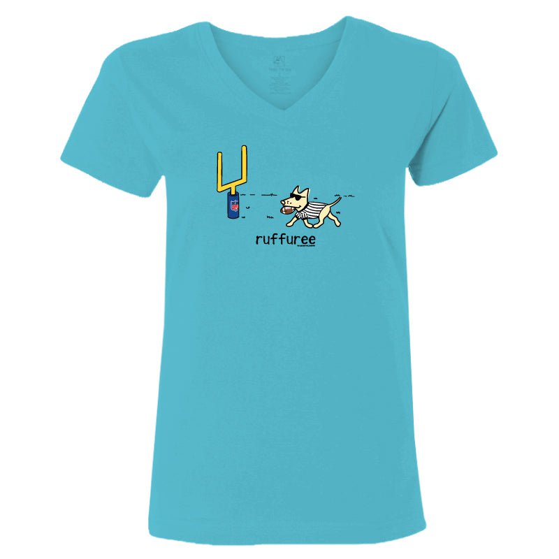 Ruffuree - Ladies T-Shirt V-Neck