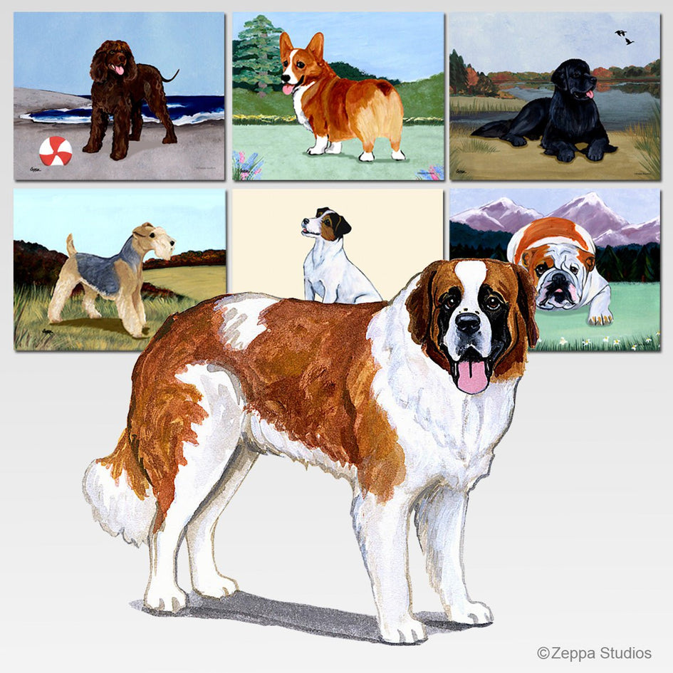 Saint Bernard Scenic Cutting Board