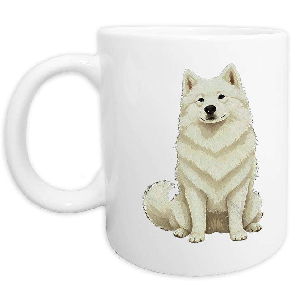 Samoyed Watercolor - Ceramic Mug