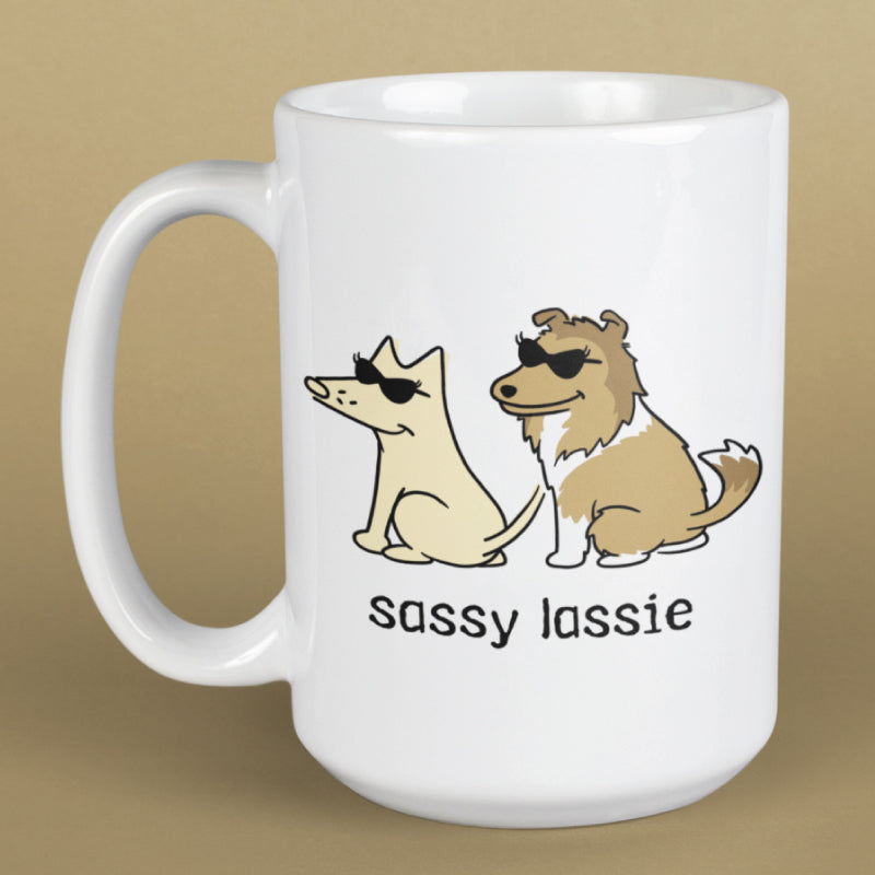 Sassy Lassie - Large Coffee Mug