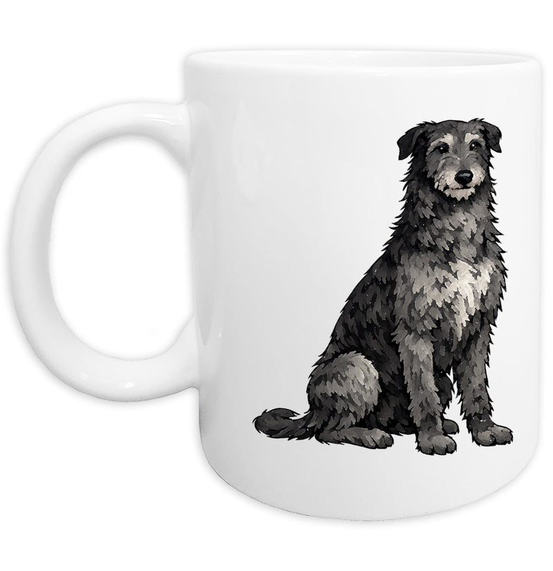 Scottish Deerhound Watercolor - Ceramic Mug