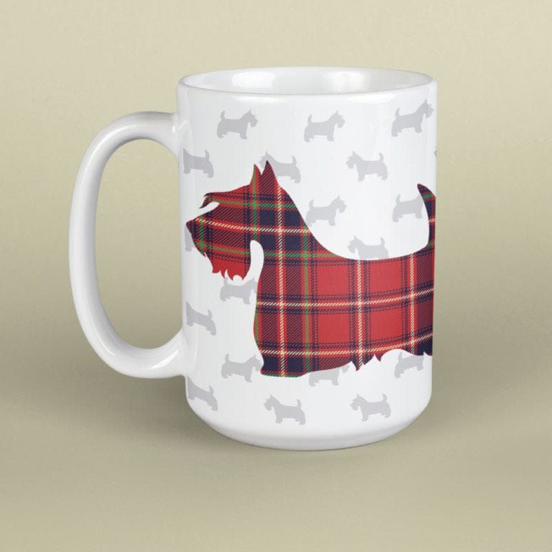 Scottish Tartan - Large Coffee Mug