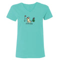 Scratch Golfer - Ladies T-Shirt V-Neck