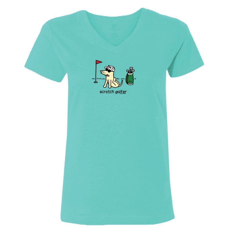 Scratch Golfer - Ladies T-Shirt V-Neck