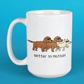 Setter in Motion - Large Coffee Mug