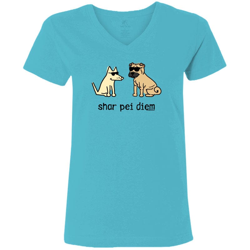 Shar Pei Diem - Ladies T-Shirt V-Neck | AKC Shop