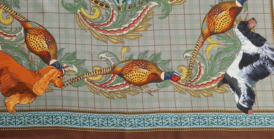 English Cocker Spaniel Silk Scarf