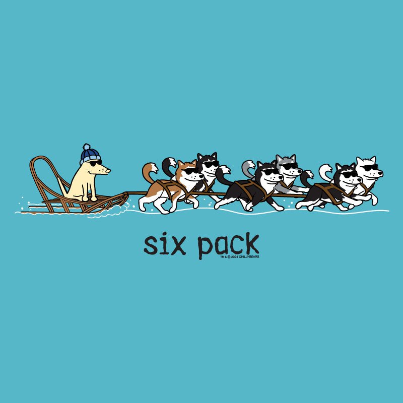 Six Pack - Ladies T-Shirt V-Neck