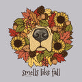 Smells Like Fall Mock Neck Crewneck Sweatshirt