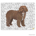 Spanish Water Dog Cutting Board