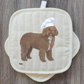 Spanish Water Dog Pot Holder Set