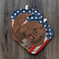 Spanish Water Dog Americana Pot Holder Set