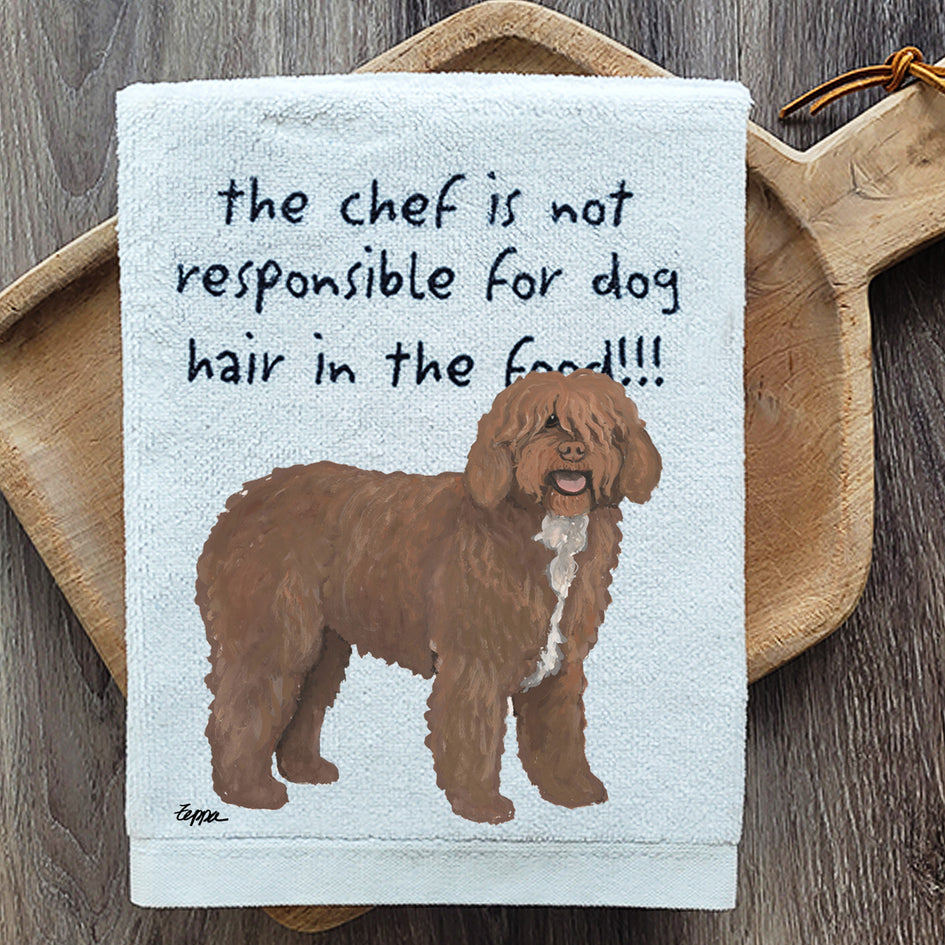 Spanish Water Dog Dish Towel