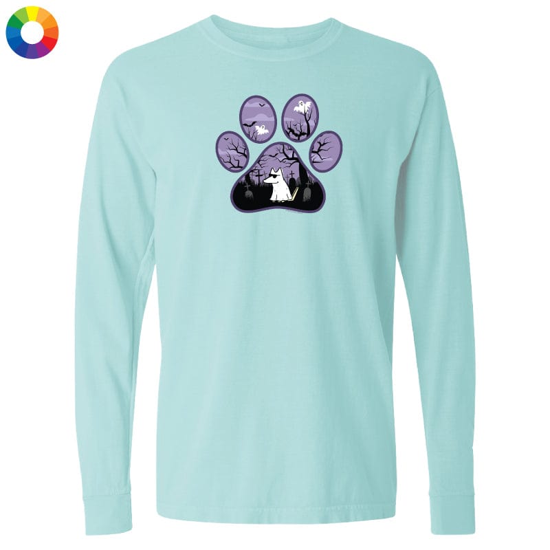 Spooky Paw - Classic Long-Sleeve T-Shirt