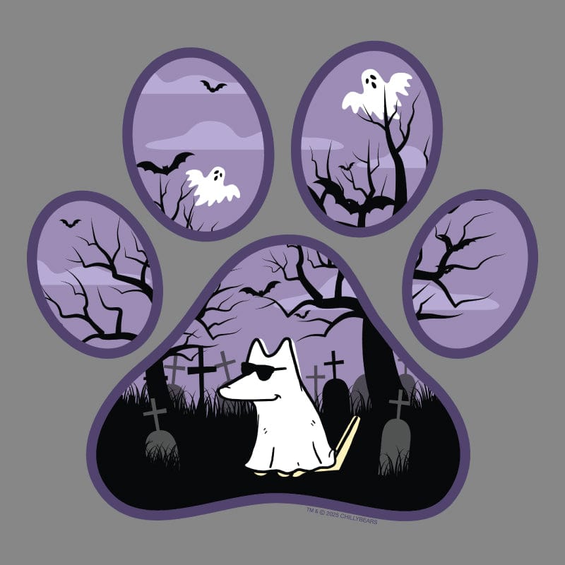 Spooky Paw - Ladies T-Shirt V-Neck