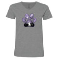 Spooky Paw - Ladies T-Shirt V-Neck
