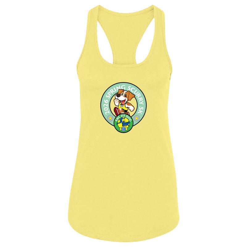 2026 Spring Scurry - Ladies Racerback Tank Top