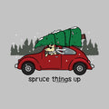 Spruce Things Up - Ladies T-Shirt V-Neck