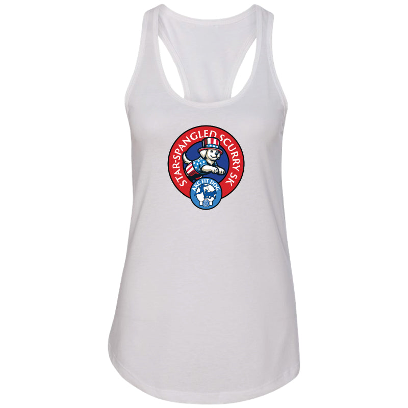 2026 Star Spangled Scurry - Ladies Racerback Tank Top