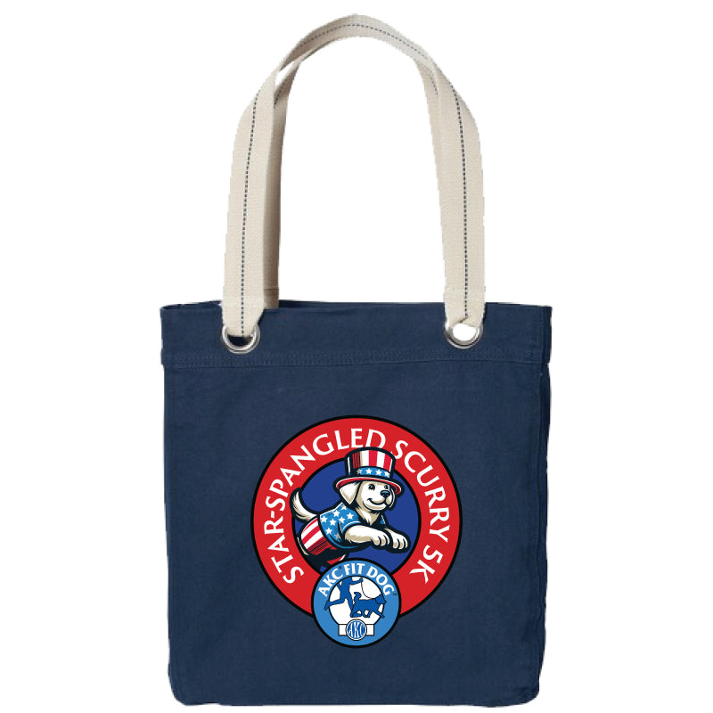 2026 Star Spangled Scurry - Canvas Tote