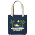 All Booked Up For Summer - Canvas Tote