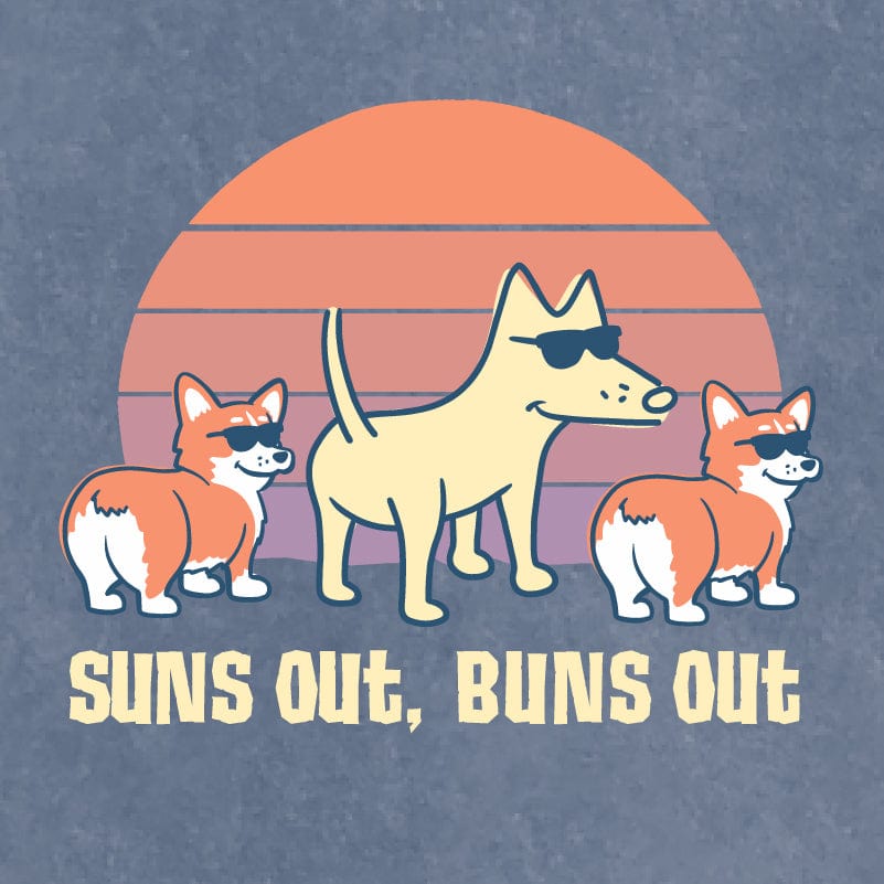Suns Out Buns Out - Salt Wash Hoodie