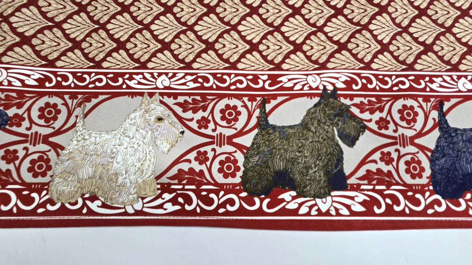Scottish Terrier Table Runner