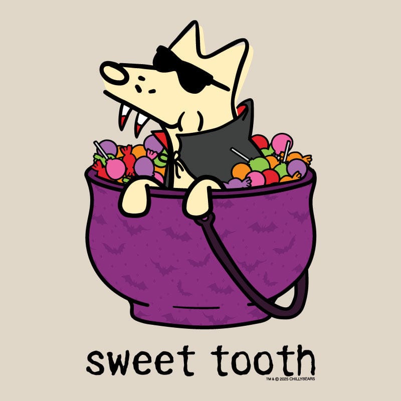 Sweet Tooth - Ladies Curvy V-Neck Tee