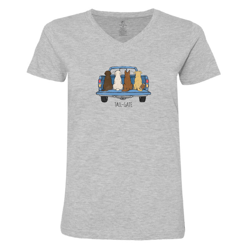 Tailgate - Ladies T-Shirt V-Neck