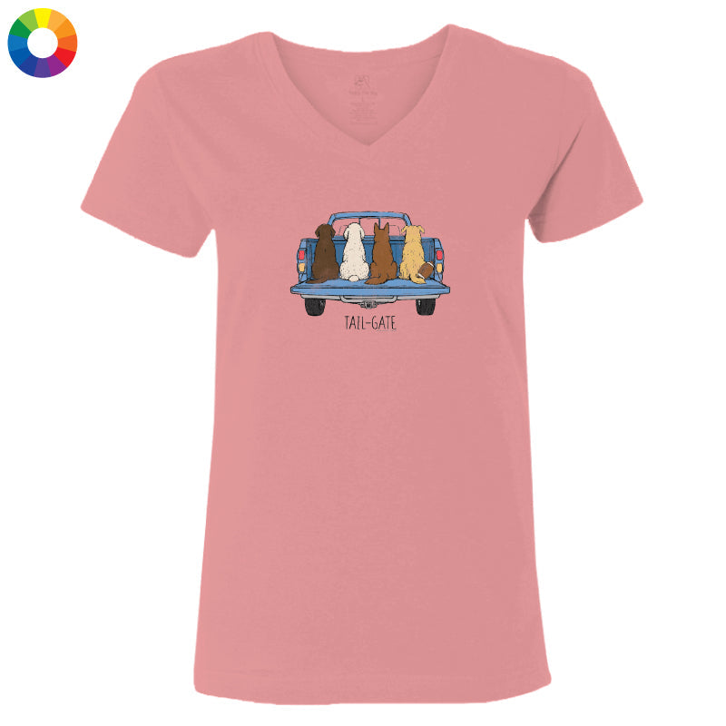 Tailgate - Ladies T-Shirt V-Neck